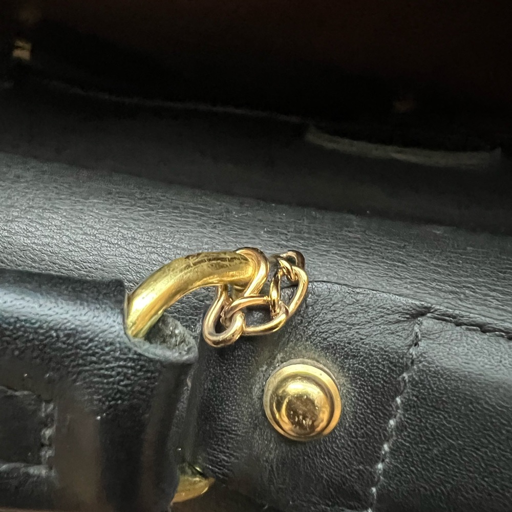 Jack Georges Classic Black Leather Briefcase - Picture 11 of 16